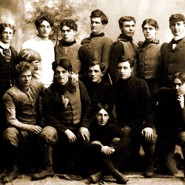 1898 University of Oregon Football Team Vintage Photograph 8.5" x 11" Art Print