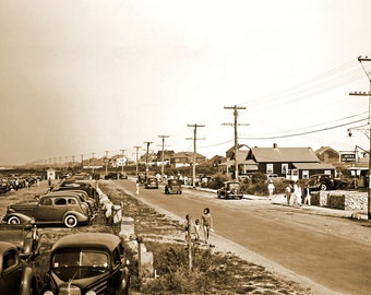 1938 Atlantic Ave, Westerly, Rhode Island Vintage Old Photo 8.5" x 11" Art Print