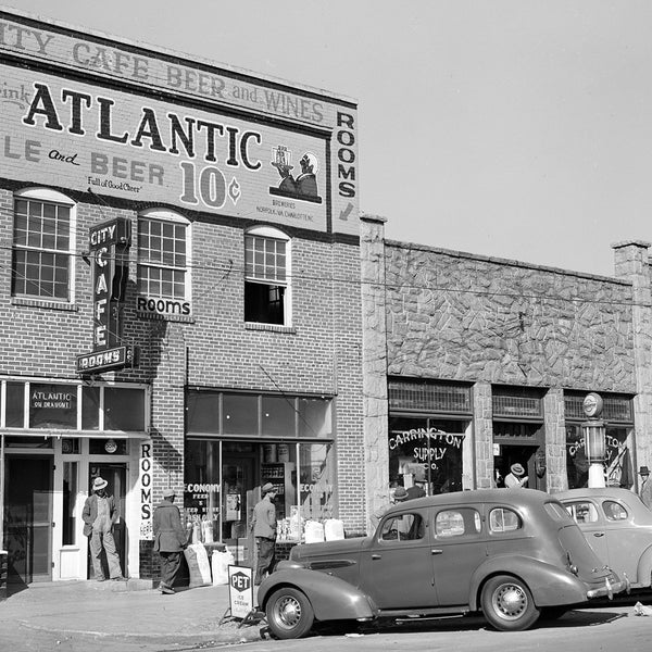 1939 City Cafe, Hillsboro St, Oxford, NC Old Photo 13" x 19" Art Print