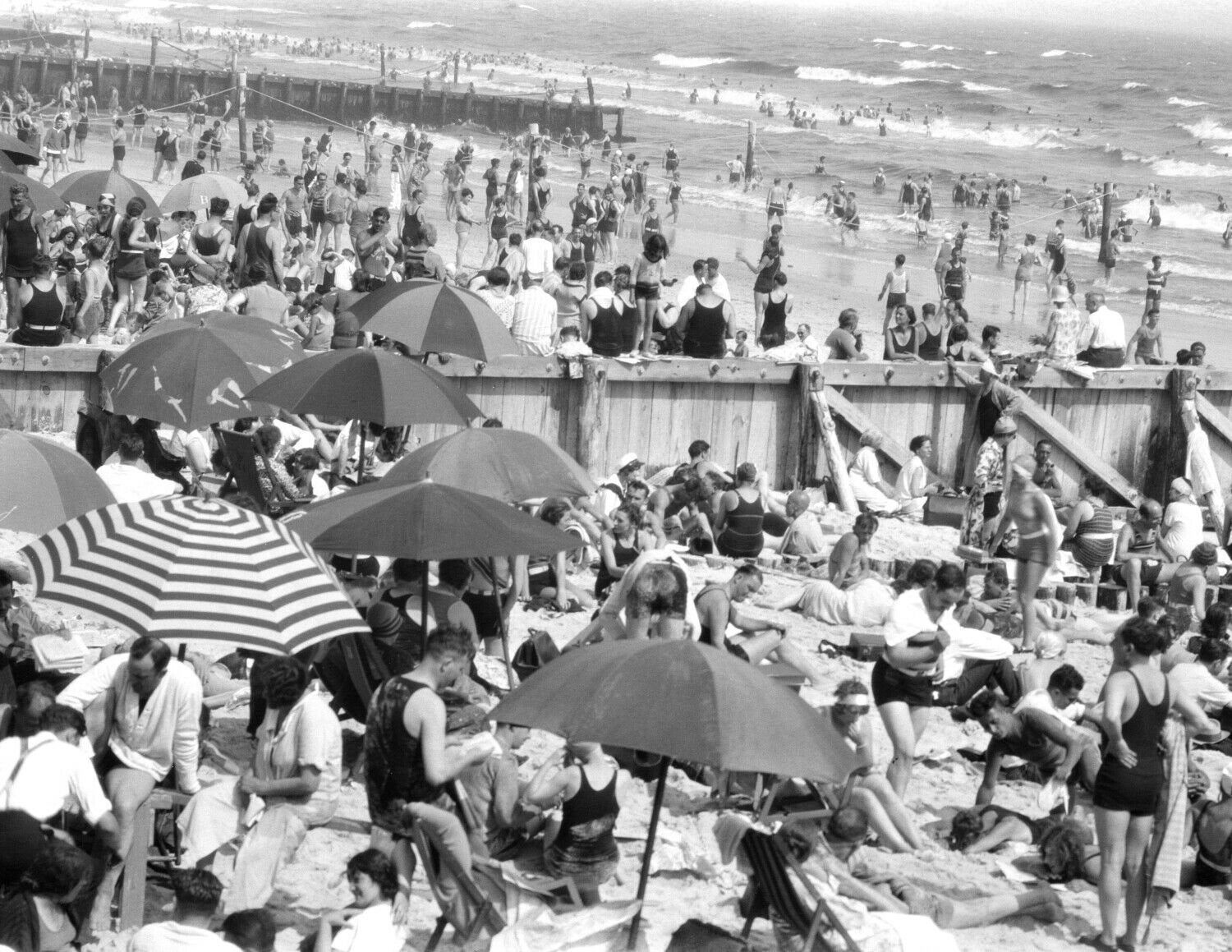 1927 Long Beach New York Vintage Photograph 8.5 X Etsy