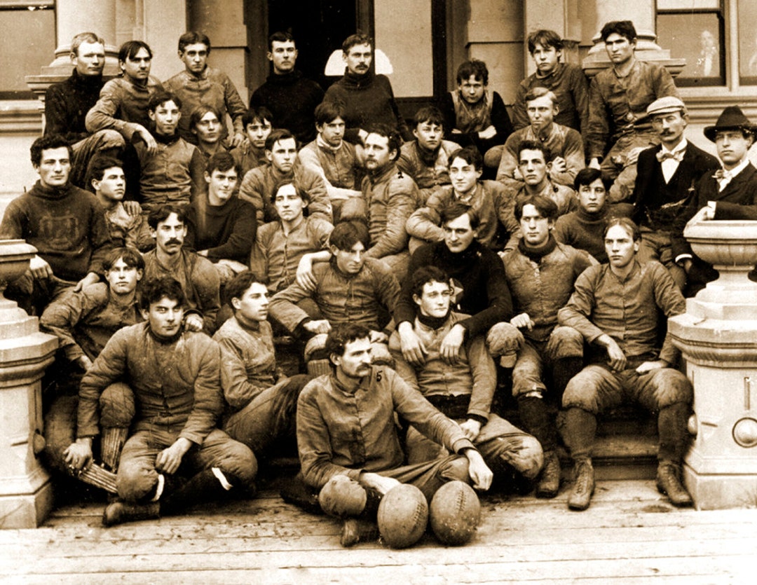 1896 Oregon Agricultural Football Team Vintage Photograph 8.5
