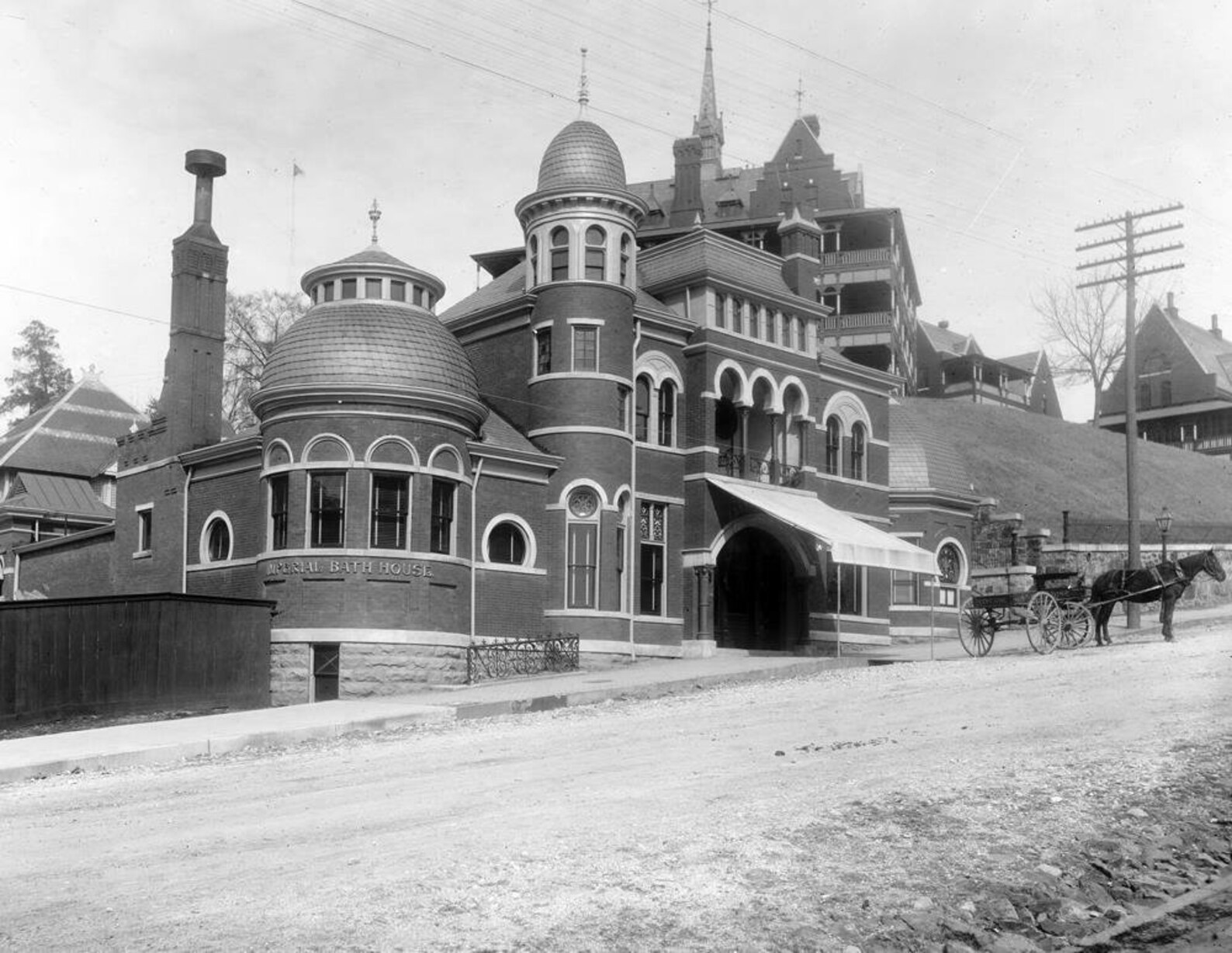 1900 Imperial Bath House Hot Springs Arkansas Old Photo Etsy