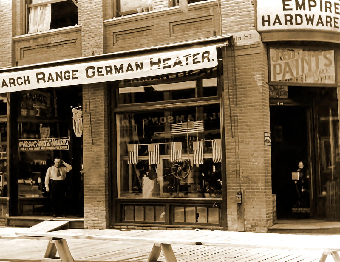 1912 Empire Hardware Moscow Idaho Vintage Photograph Etsy