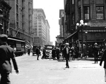 1922 Fifth Street, Los Angeles, California Old Photo 11" x 17"