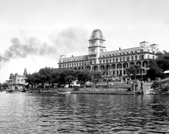 Vintage Thousand Island House Art Print: Alexandria Bay, NY Historic Photograph