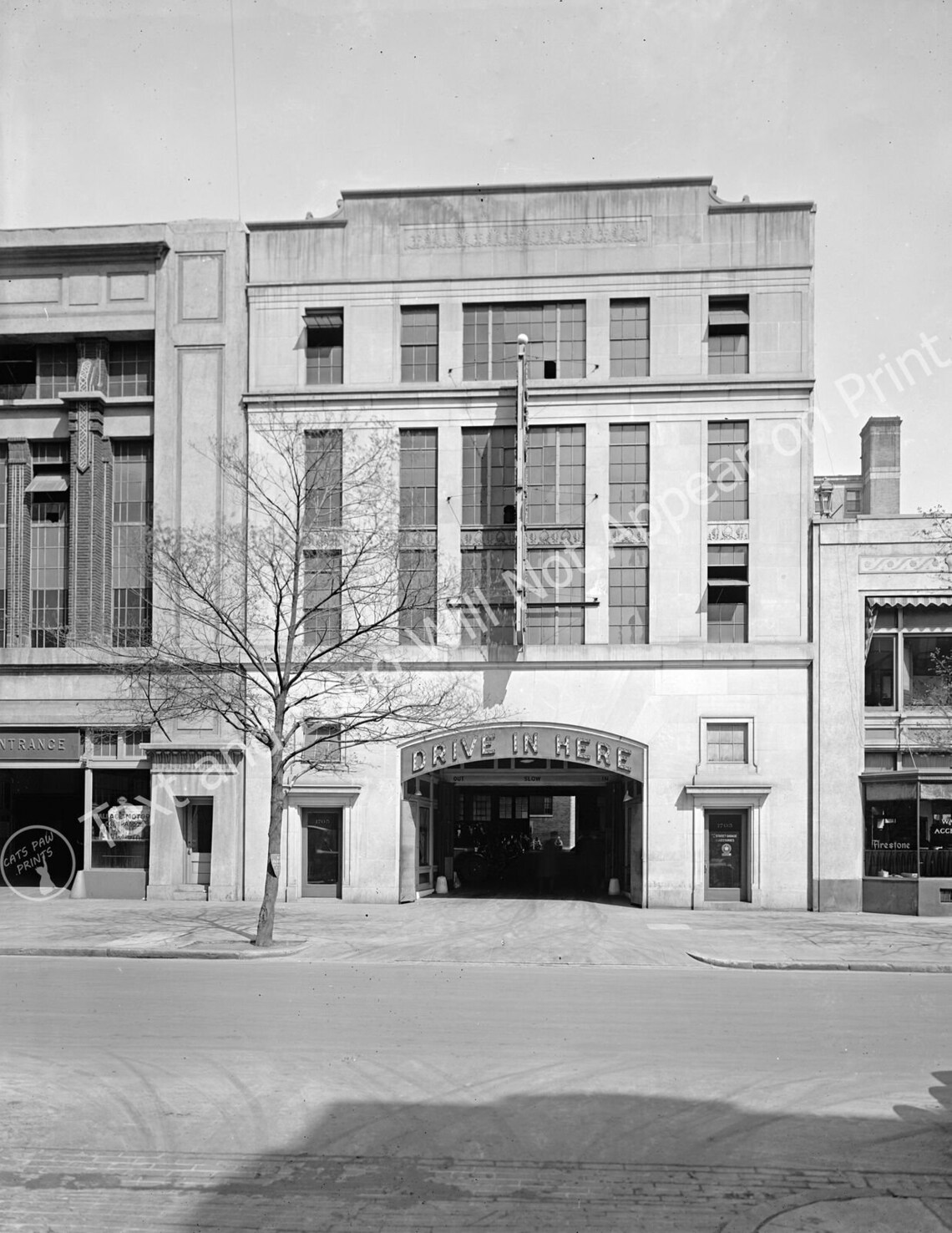 1920's L St. Garage Washington DC Vintage Old Photo Etsy