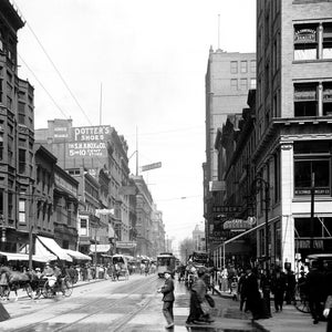 1900-10 Fifth St, Cincinnati, Ohio Vintage Photograph 8.5&quot; x 11&quot; Art Print - - Historic Scene --