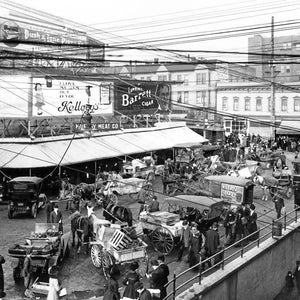 1912 Pike Place Market, Seattle, WA Old Photo 8.5&quot; x 11&quot; Art Print  Art Print - - Historic Scene --