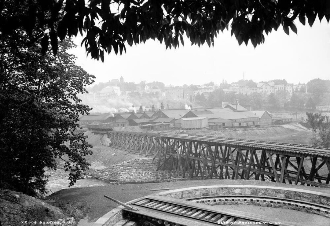 18901901 Boonton, New Jersey Old Photo 13 X 19 Reprint Etsy