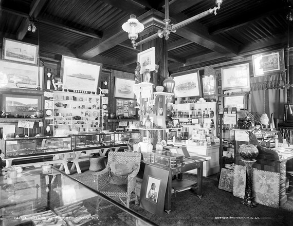 1895-1910 El Unico Store St. Augustine FL Vintage Photograph - Etsy
