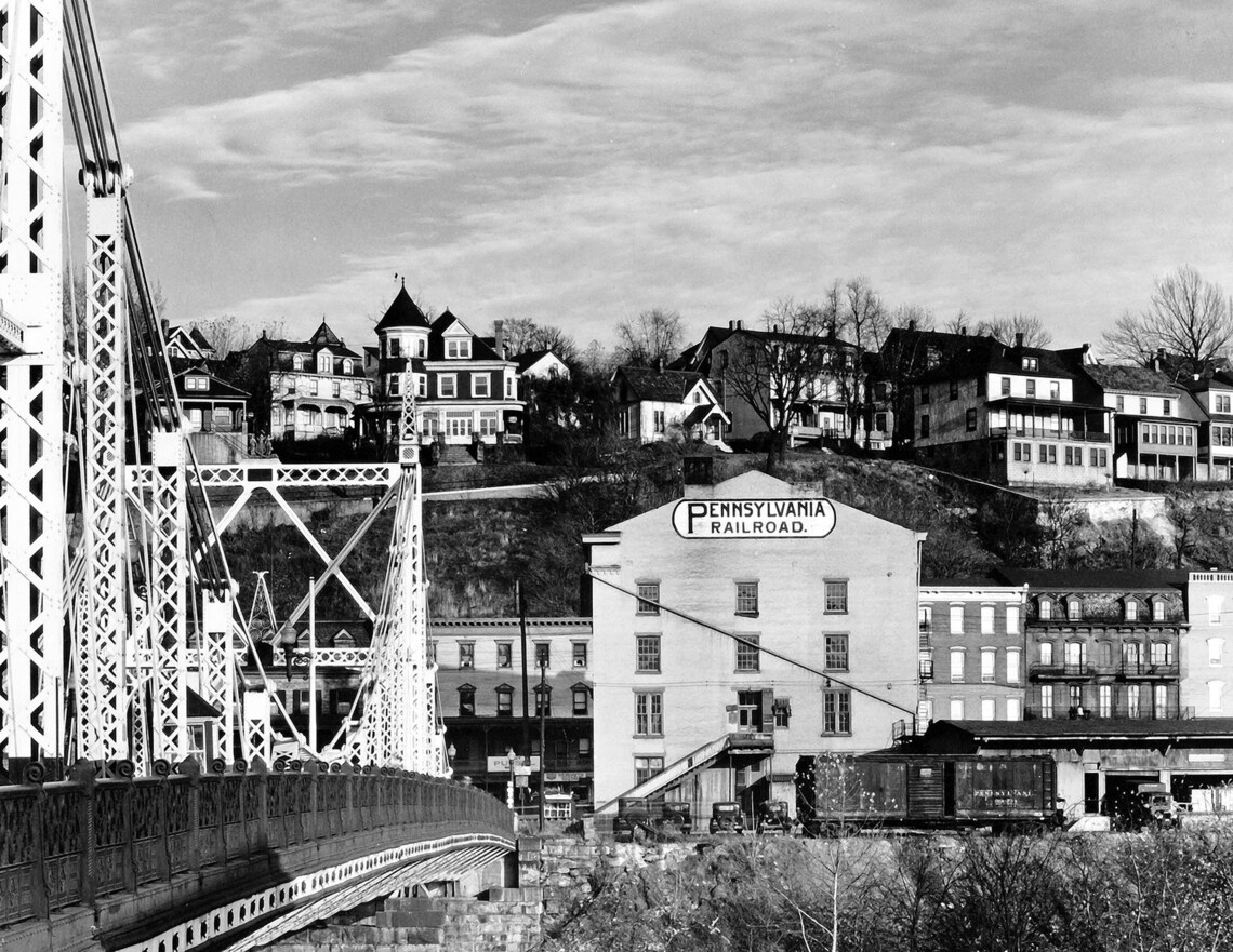 1935 Phillipsburg New Jersey Old Photo 8.5 X 11 Etsy