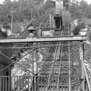 Cincinnati Incline Art Print: 1906 Price&#39;s Hill Historic Scene