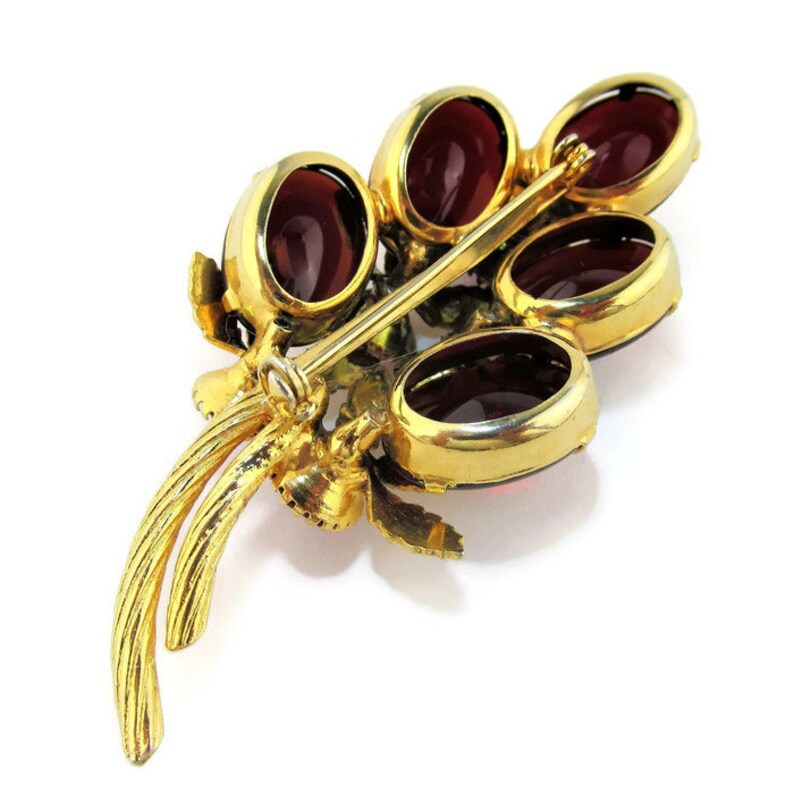 1960s Vintage Figural Fish Brooch Gold Tone with White Beads 60s Novelty Broach Mid Century Women/'s Jewelry Kitsch Rockabilly Pin Gift