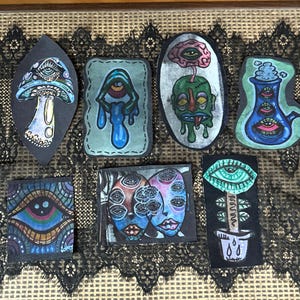 Trippy Iron-On Patches || Choose Your Own