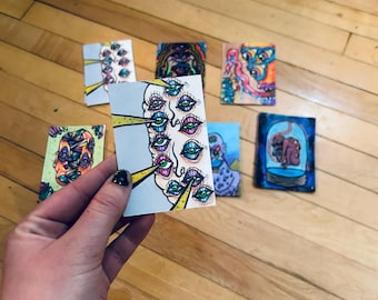 Mini Prints (Face Series) || Choose Your Own 3-Pack