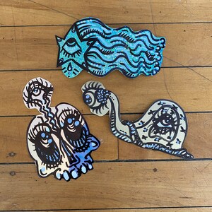 Same Same But Different || Handmade Glitter Sticker Pack