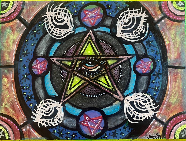 I See Stars Original Wood Painting - Etsy