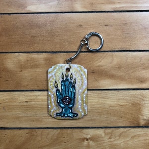 Candlelight || Hand Painted Keychain