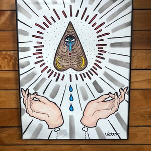Planchette || Original Framed Artwork
