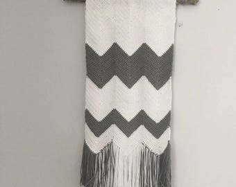 Crochet Chevron Wall Hanging - PDF Pattern Only