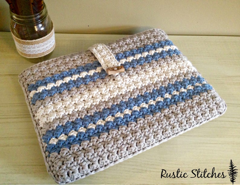 Crochet Laptop Case PDF Pattern image 1