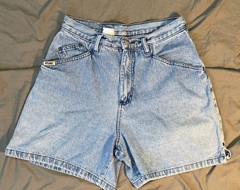 Vintage Gitano 80er High Waist Denim Shorts Größe 6 High Rise 28"