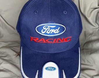 Vintage H3 Sportgear 90’s /Y2K NASCAR Ford Racing Strap Back Cap