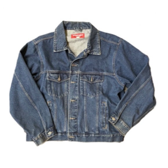 Wrangler Hero Classic Denim Jacket Size 2X - Etsy Australia Wrangler Hero Classic Denim Jacket Size 2X - Etsy Australia