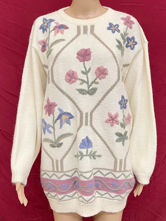 Vintage 1980’s Alfred Dunner floral Soft Baggy ove