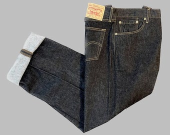 Vintage 80’s/90’s NOS Levi’s 501XX Button Fly Jeans Deadstock Raw Denim 44/34