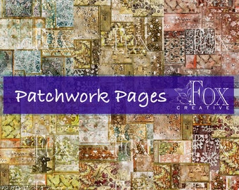 Patchwork Background Pages, Digital Kit DGI20 40