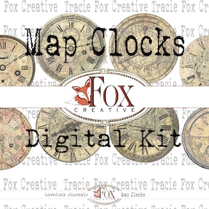 Map Clocks Digital Kit DIGI19 44