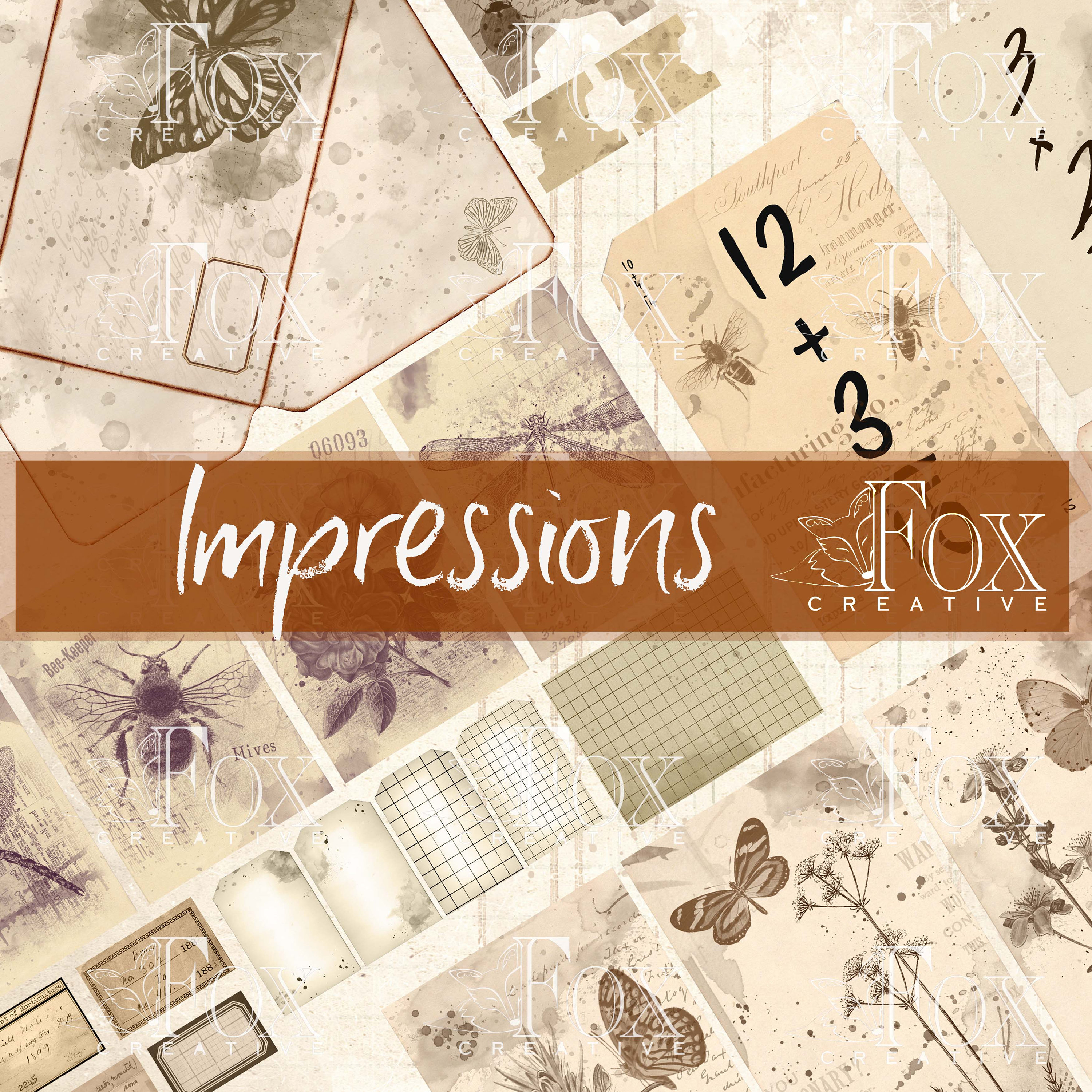 Impressions: Digital Background and Journal Tag Kit, DIGI20 21