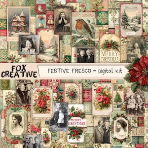FESTLICHES FRESKIK | Weihnachten Journal Printable Kit | DIGI25 45
