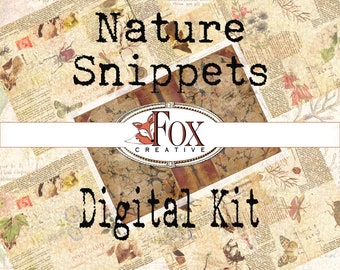 Nature Snippets, Digital Journal Kit.  DIGI19 38