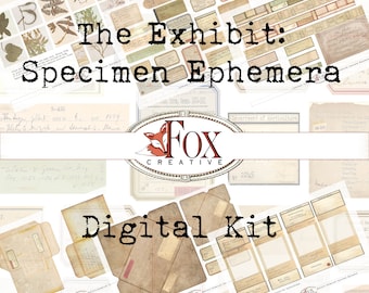 Exposition : Kit numérique d'éphémères de spécimens botaniques DIGI19 96