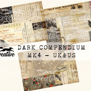 Dark Compendium MK 4 , Kit numérique Collage DIGI22 37