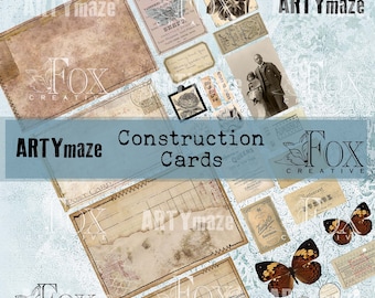 COMPENDIUM MK1、ヴィンテージコラージュジャーナルキット、デジタル