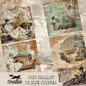 JUST CHILLIN' Digital TN Journal/Scrapbook Pages, Digital Kit, DIGI24 31