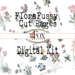 Floral/Botanical Images, Fussy Cut Pages, Flora Digital Kit DIGI19 30
