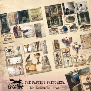 HET PAPYRUS-FENOMEEN, digitaal dagboek/ephemera-pakket voor plakboeken DIGI25 18