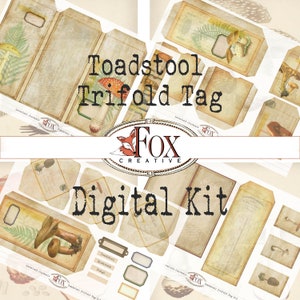 Toadstool Trifold Tag Digital Kit DIGI19 35