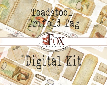 Toadstool Trifold Tag Digital Kit DIGI19 35