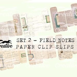 Paper Clip Slips Set 2 - Field Notes DIGI23 13