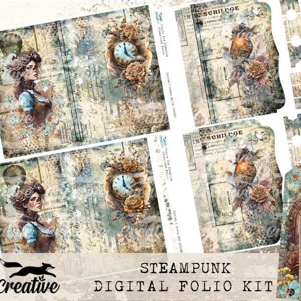 SteamPunk Folio, Digital Kit, DIGI23 27