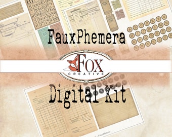 Vintage Digital Ephemera Kit DIGI19 10