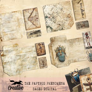 HET PAPYRUS-FENOMEEN, digitale basissets (tags/enveloppen, minimappen, enz.) DIGI25 17