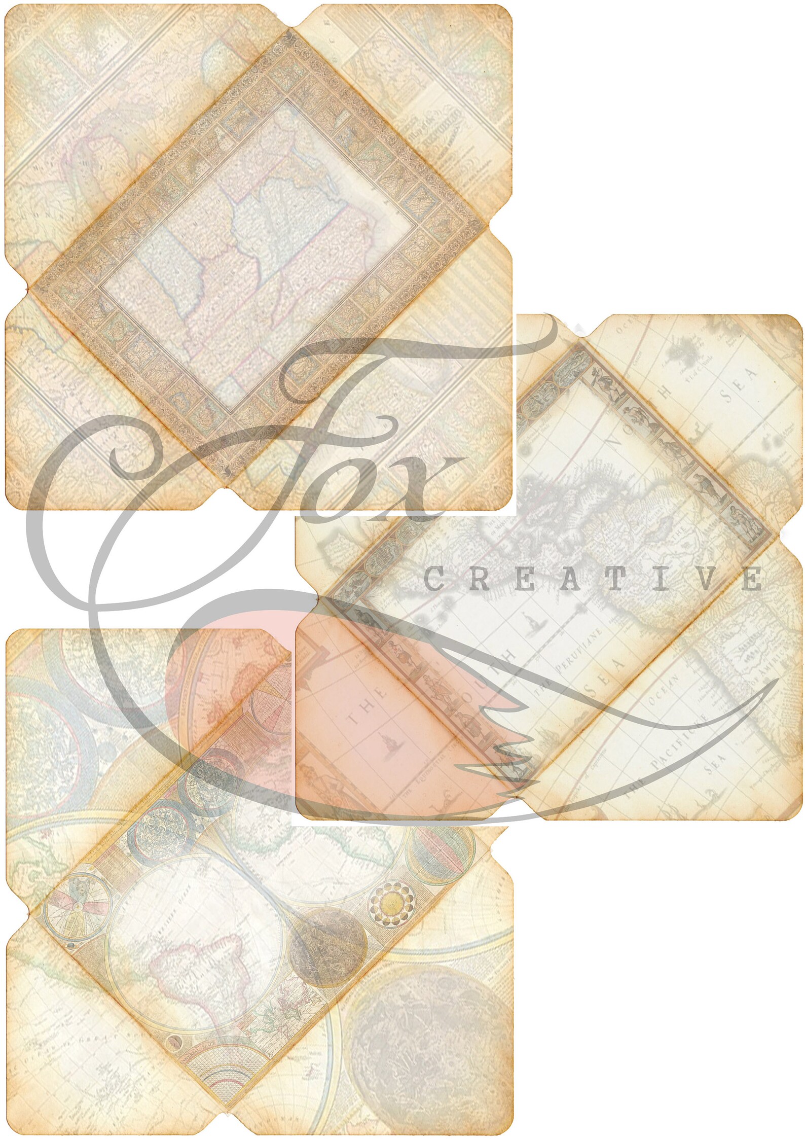 Digital Stationery Set. Historical Navigation. DIGI18 17 Etsy