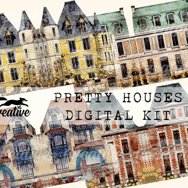 Kit numérique Jolies maisons, DIGI21 65