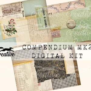 Compendium MK 2, kit per collage digitale, DIGI22 01